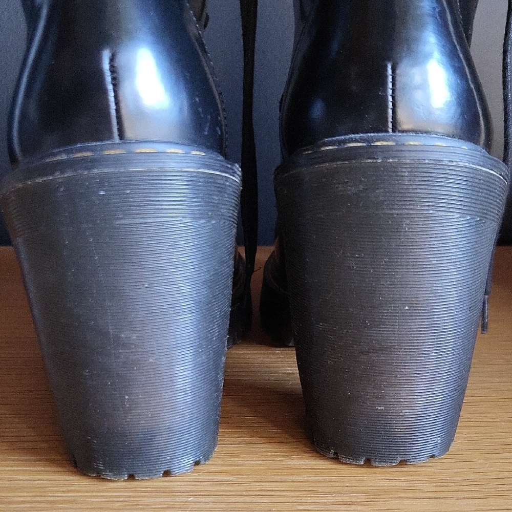 Dr. Martens Black Lace Up Boots. Persephone - Picture 7 of 12